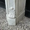 Outlet Pamono Louis XV Fireplace in White Carrara Marble, 1880s