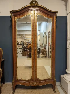 Pamono Louis XV Style Bedroom Set in Rosewood, 1890s, Set of 3> Beds & Bedroom Sets