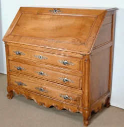 Pamono Louis XV Style Chest of Drawers or Secretaire in Cherry, Early 19th Century><noscript><img width=