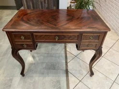 Online Pamono Louis XV Style Desk with Drawers and Shelves, 1890s