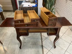 Online Pamono Louis XV Style Desk with Drawers and Shelves, 1890s