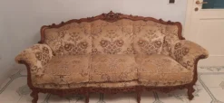 Sale Pamono Louis Xv Style Living Room Sofa and Armchairs from La Permanente Mobili Cantù, 1970s, Set of 3