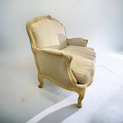 Pamono Louis XV Style Living Room in Lacquered Wood, 1900, Set of 3><noscript><img width=