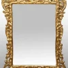Outlet Pamono Louis XV Style Mirror in Gilded and Carved Wood, Florence, 19th Century