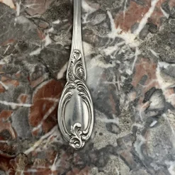 New Pamono Louis XV Style Mocha Spoons in Silver and Vermeil, France, 19th Century, Set of 12