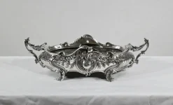 Pamono Louis XV Style Silver Bronze Planter, 19th Century> Planters And Jardiniere