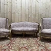 New Pamono Louis XV Style Sofa and Chairs, Set of 3
