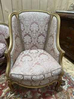 New Pamono Louis XV Style Sofa and Chairs, Set of 3