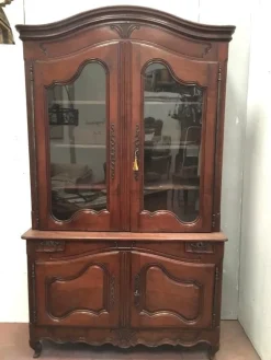 Pamono Louis XV Two-Body Buffet in Walnut, 1700s><noscript><img width=