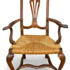 Pamono Louis XV Venetian Armchair in Walnut> Lounge Chairs & Armchairs