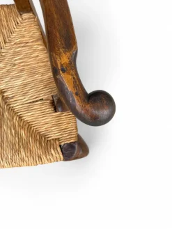 Pamono Louis XV Venetian Armchair in Walnut> Lounge Chairs & Armchairs