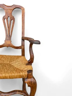 Pamono Louis XV Venetian Armchair in Walnut><noscript><img width=