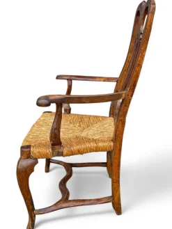 Pamono Louis XV Venetian Armchair in Walnut><noscript><img width=