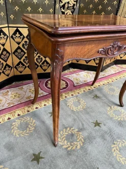 Pamono Louis XV Walnut Games Table><noscript><img width=