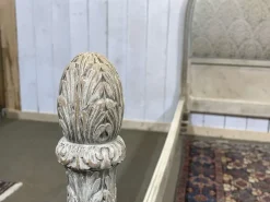 Pamono Louis XVI Beech Balleroy Bed, Early 20th Century