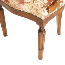 Sale Pamono Louis XVI Bergere Armchairs in Carved Walnut by Testolini Freres for Testolini & Salviati, 1890s, Set of 3