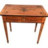 Pamono Louis XVI Cherry Veneer Side Table or Desk with Inlays, Germany, 1780> Desks