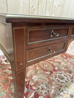 Pamono Louis XVI Directoire Style Bureau Plat in Mahogany> Desks