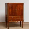 Online Pamono Louis XVI French Mahogany Veneer Cabinet with Brass Inlays, 1790s