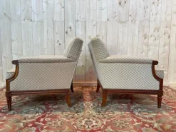 Outlet Pamono Louis XVI Living Room Sofa and Bergeres, Set of 3