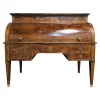 Pamono Louis XVI Style Cylinder Secretary in Flame Mahogany> Secretaires