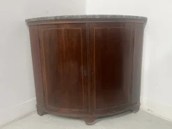 Pamono Louis XVI Style Demi-Lune Corner Cabinet, 19th Century><noscript><img width=