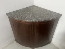 Pamono Louis XVI Style Demi-Lune Corner Cabinet, 19th Century><noscript><img width=