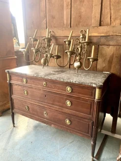 Pamono Louis XVI Style Dresser in Mahogany><noscript><img width=