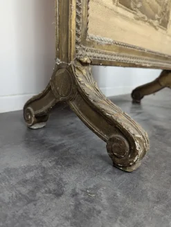 Pamono Louis XVI Style Fire Screen in Gilded Wood><noscript><img width=