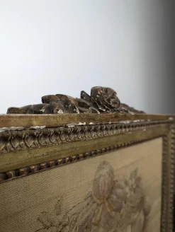 Pamono Louis XVI Style Fire Screen in Gilded Wood><noscript><img width=
