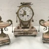 Online Pamono Louis XVI Style Marble and Chiseled Bronze Fireplace Set, Set of 3