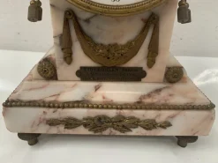 Online Pamono Louis XVI Style Marble and Chiseled Bronze Fireplace Set, Set of 3