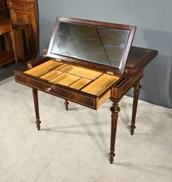 Outlet Pamono Louis Xvi Style Marquetry System Table, Late 19th Century