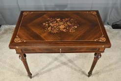 Outlet Pamono Louis Xvi Style Marquetry System Table, Late 19th Century