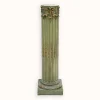 Clearance Pamono Louis XVI Style Pedestal Column in Olive Green