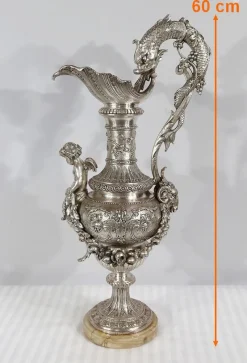 Pamono Louis XVI Style Silver Ewer, 19th Century> Bottles, Carafes & Jugs