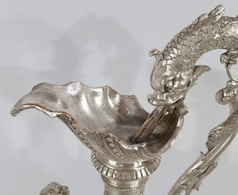 Pamono Louis XVI Style Silver Ewer, 19th Century> Bottles, Carafes & Jugs