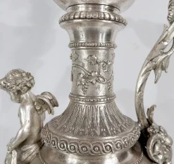Pamono Louis XVI Style Silver Ewer, 19th Century><noscript><img width=