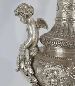 Pamono Louis XVI Style Silver Ewer, 19th Century><noscript><img width=