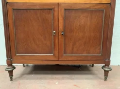 Pamono Louis XVI 19th Century Mahogany Secretary in Grey Veined Marble Top><noscript><img width=