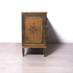 Pamono Louis XVI Wooden Three-Drawer Chest of Drawers, 1950s><noscript><img width=