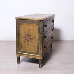 Pamono Louis XVI Wooden Three-Drawer Chest of Drawers, 1950s><noscript><img width=