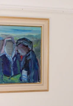 Online Pamono Louis Zelig, Komp, 1960s, Oil on Panel