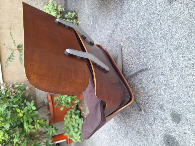 Pamono Lounge Chair in Grey Fabric by Charles & Ray Eames for ICF De Padova, 1960s> Daybeds & Chaises Lounges