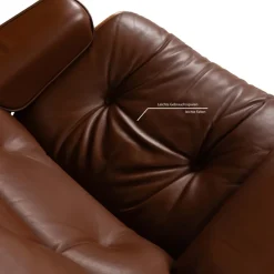 Pamono Lounge Chair in Leather by Charles & Ray Eames for Herman Miller><noscript><img width=