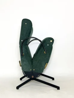Pamono Lounge Chair P40 by Osvaldo Borsani for Tecno, 1950s><noscript><img width=