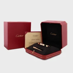 Pamono Love 4 Diamonds 18 Karat Rose Gold Bracelet from Cartier><noscript><img width=