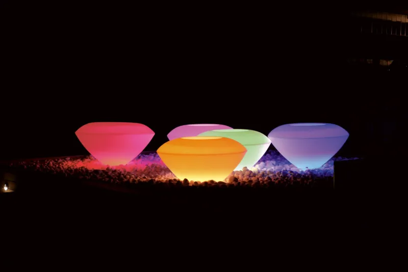 Sale Pamono Low Density Polyethylene Trotty Garden Light with RGB Light Kit by Giorgio Tesi for VGnewtrend