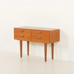 New Pamono Low Dresser in Teak by Kai Kristiansen for Feldballe Møbelfabrik, Denmark, 1960s