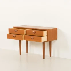 New Pamono Low Dresser in Teak by Kai Kristiansen for Feldballe Møbelfabrik, Denmark, 1960s